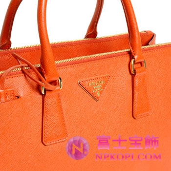 プラダ（PRADA）SAFFIANO LUX　レディーストートバッグ　パパイヤ　BN1786-NZV-S73 